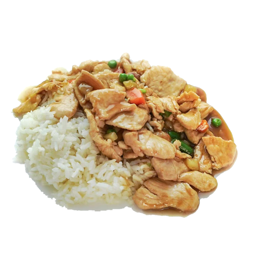 Pollo con verdure miste